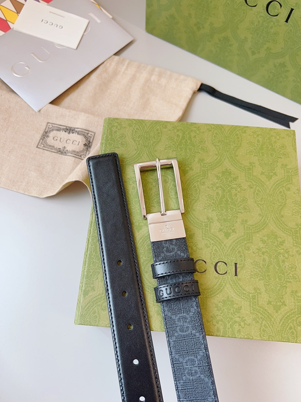 スーパーコピーグッチベルト角部分ディテール